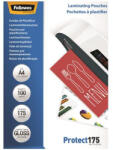 Fellowes Meleglamináló fólia, 175 mikron, A4, fényes, 100 db