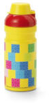 LEGO® Kulacs, 390 ml "Brick", sárga-piros-mintás