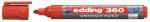 edding Tábla- és flipchart marker, 1, 5-3 mm, kúpos "360", piros (TED36021)