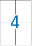 APLI Etikett, univerzális, 105x148 mm, 2000 etikett/csomag (LCA1797)
