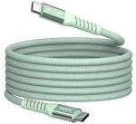 Verbatim USB kábel, USB-C - USB-C, 1, 2 m, 100W, mágneses, zöld