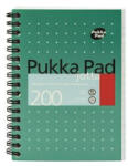Pukka Pad Spirálfüzet, A6, vonalas, 100 lap, "Metallic Jotta