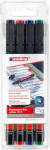 edding Alkoholos marker készlet, OHP, 0, 3 mm "140 S", 4 különböző szín (TED140W)