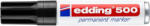 edding Alkoholos marker, 2-7 mm, vágott "500", fekete (TED500FK)