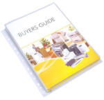 Victoria Katalógustartó genotherm, lefűzhető, A4, 180 mikron, PP, 25 mm