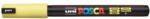 uni Dekormarker, 0, 7 mm "Posca PC-1MR", sárga (TUPC1MRS)