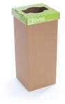 RECOBIN Szelektív hulladékgyűjtő, újrahasznosított, 50 l "Office", zöld