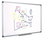 Victoria Fehértábla, mágneses, zománcozott, 60x90 cm, alumínium keret