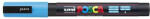 uni Dekormarker, 0, 9-1, 3 mm "Posca PC-3M", világoskék (TUPC3MVK)