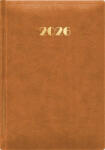 Dayliner Naptár, tervező, A5, napi, "Pellana", okker