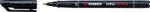 STABILO Alkoholos marker, 0, 4 mm "OHPen S", fekete (TST84146)