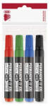 ICO Alkoholos marker készlet, 1-3 mm, kúpos "Permanent 11 XXL", 4 különböző szín (TICP11XV4)