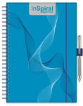 Dayliner Naptár, tervező, A5, heti, "InSpiral", kék-kék