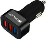 CANYON Autós töltő, 3xUSB, QC 3.0, 2, 1A "C-07
