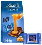 Lindt Squares Étcsokoládé Karamell Töltelékkel és Tengeri Sóval 144 (BON099233)