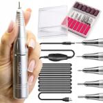 GASHIO Körömmaró Gép, USB, 12W, marókészlettel (Frezarka Do Paznokci G600)