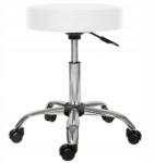 Timeless Tools Gurulós kozmetikai szék állítható magassággal-fehér (HOP1000880-2)