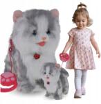 Skleplolki Köteles Interaktív Macska Pórázon Nyávog Sétál Játék Gyerekeknek Ajándéknak (KOTEK INTERAKTYWNY NA SMYCZY CHODZI GRA)