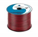 Cabletech Hangszórókábel 2x0, 35mm Cca fekete-piros Cabletech 1 Méter (KAB0363)