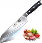 SHAN ZU Japán Santoku Kés 18cm Szénacél Ergonomikus Nyél (SZES-2017-002)