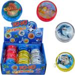 Skleplolki Jojo hal és delfin motívummal színes ügyességi játék gyerekeknek (JOJO ZWIERZĘTA MORSKIE KOLOR BOX 12SZT 81999)