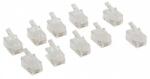 MNC Set 100buc mufe telefon 4P4C RJ10 M`N`C 05217-100 (05217-100)