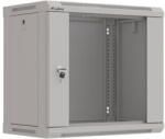 Lanberg Cabinet metalic LANBERG Cabinet metalic rack 19" 9U 540x350 gri cu usi din sticla, set Flat Pack (WF03-5309-10S)
