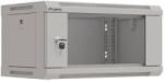 Lanberg Cabinet metalic LANBERG Cabinet metalic rack 19" 4U 540x350mm, gri, cu usi din sticla, set flat pack (WF03-5304-10S)
