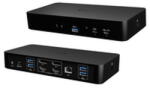i-tec Docking Station I-TEC Docking station i-Tec CAINTGDUAL4KDOCPD, negru, 100W, 20V, multiple conexiuni (CAINTGDUAL4KDOCPD)