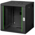 ASSMANN Cabinet metalic Digitus Dulap rack montat pe perete, Digitus, Negru (DN-19 12-U-3-SW)