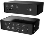 i-tec Docking Station I-TEC Hub USB i-Tec TB5QUATTRODOCKPD, negru, 10 porturi, alimentare AC (TB5QUATTRODOCKPD)