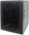 Intellinet Cabinet metalic Intellinet Dulap de perete, Intellinet, Metal, 15U, 770 x 600 x 550 mm, Negru (712019)