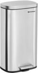SONGMICS Konyhai pedálos szemetes műanyag belső vödörrel 30 l (LTB03NL)