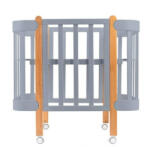 Ingvart Трансформиращо Легло 5в1 Nika 60x95/60x120см Сив + Натур Ingvart (I-1347977)