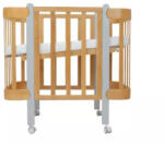 Ingvart Трансформиращо Легло 5в1 Nika 60x95/60x120см Натур + Сив Ingvart (I-2701132)