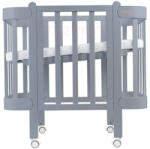 Ingvart Трансформиращо Легло 5в1 Nika 60x95/60x120см Сив Ingvart (I-1343977)