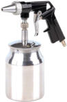Strend Pro Homokfúvó pisztoly, Strend Pro Airtool PS-3, ezüst, kompresszorhoz, sűrített levegős, homoktartállyal (TC115102)