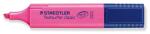 STAEDTLER Szövegkiemelő - Lapos Test, Nagy Tartályos, 1-5 mm, Rózsaszín