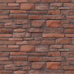Blueback MAT Vékony téglalap alakú barna és vörös kőfaltapéta, 300 x 250 cm (BBIMG3721)