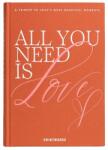 Printworks fotóalbum, All You Need Is Love, 19, 5 x 27 cm, elegáns könyvszerű borító, 80 db 10 x 15 cm-es fényképhez, 40 oldal, ideális ajándék, narancssárga (PW00767)