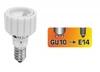 Somogyi Elektronic Foglalat átalakító adapter E14-es foglalatról GU10-es fényforráshoz GU10/E14 Somogyi (GU10/E14)