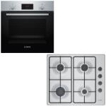 Bosch HBF133BR0 +PBP6B5K80H Beépíthető sütő-Gázfőzőlap (HBF133BR0 +PBP6B5K80H)