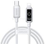 JOYROOM Xiaomi Redmi Note 17 / iPhone 14 Plus STARFLIGHT adatkábel Type-C - lightning, 120cm, FEHÉR (JOYROOM_S-A55_C-L_30W_1.2M_WHITE) (JOYROOM_S-A55_C-L_30W_1.2M_WHITE)