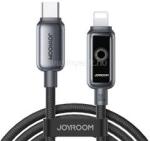 JOYROOM iPhone 14 Plus / 14 Pro Max / 14 Pro STARFLIGHT A55 adatkábel Type-C - lightning, 120cm, FEKETE (JOYROOM_S-A55_C-L_30W_1.2M_BLACK) (JOYROOM_S-A55_C-L_30W_1.2M_BLACK)