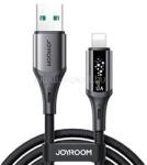 JOYROOM iPhone 5S / IPAD mini 4 / IPAD 9.7 (2017) JOYROOM STARTALK adatkábel USB - lightning, 120cm, FEKETE (JOYROOM_S-A60_A-L_3A_1.2M_BLACK) (JOYROOM_S-A60_A-L_3A_1.2M_BLACK)