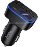 hoco. Z63A autós töltő Type-C+2 USB aljzat 42W, LED kijelző, FEKETE (HOCO_Z63A) (HOCO_Z63A)