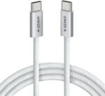 Anker Zolo USB-C - USB-C gyorstöltő kábel 240W, 1, 8m fehér (A8060H22) (A8060H22)