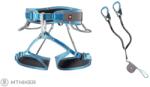 OCÚN Via Ferrata Twist Tech Eco Captur Lite Swivel via ferrata készlet, szürke/kék (M - L)