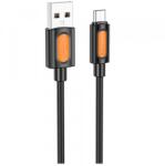 BOROFONE Cablu Date/Incarcare Borofone BX114 Silicone USB-A - microUSB, 18W, 1m (Negru)