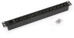 TRITON 19" elosztó panel 14x IEC C13 kábel nélkül fekete RAB-PD-X10-A1 (RAB-PD-X10-A1)